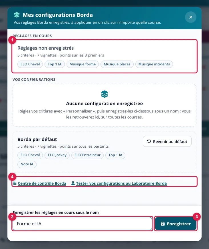 Enregistrer sous un nom