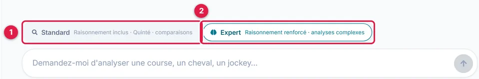 Les modes Standard et Expert